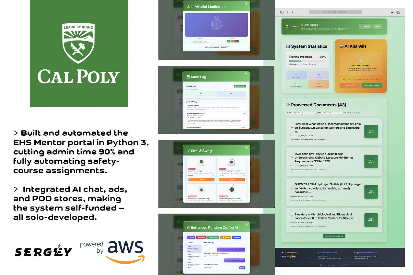 Cal Poly × AWS EHS Mentor project