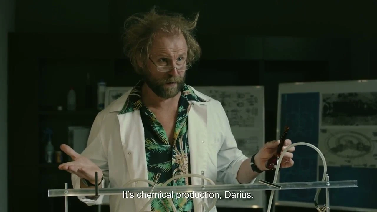 Character / laboratory scene