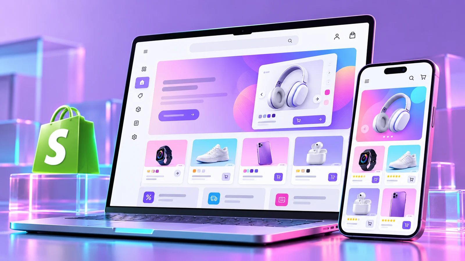 Landing / commerce experience study